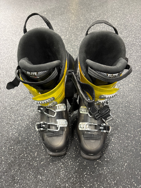 Vist Large View of Product Image Which is Used Atomic TRACKER 130 Mens DH Ski Boot Yellow 275 MP - M09.5 - W10.5