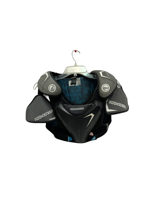 Vist Large View of Product Image Which is Used Maverik Charger LG Lacrosse Shoulder Pads