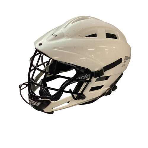 Vist Large View of Product Image Which is Used Cascade CS Lacrosse Helmet White MD