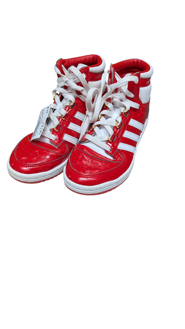 Vist Large View of Product Image Which is Used Adidas Basketball Shoes W Red Junior 05.5