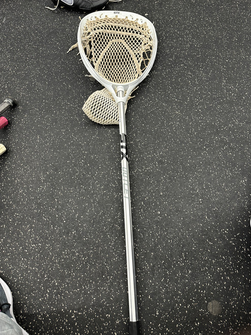 Vist Large View of Product Image Which is Used STX ECLIPSE+OUTLET Mens Goalie Stick White