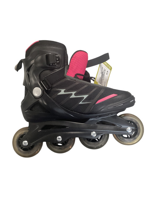 Vist Large View of Product Image Which is Used Rollerblade ADVANTAGE PRO 9 BLK/PINK Senior Rec Fitness Skates Pink Senior 9