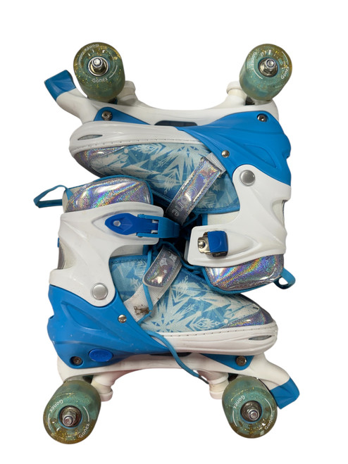 Vist Large View of Product Image Which is Used GONEX QUAD SKATES Senior Roller Quad Skates Royal Blue Adjustable