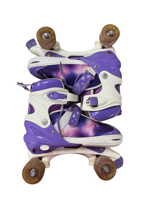 Vist Large View of Product Image Which is Used GONEX QUAD SKATES Senior Roller Quad Skates Purple Adjustable