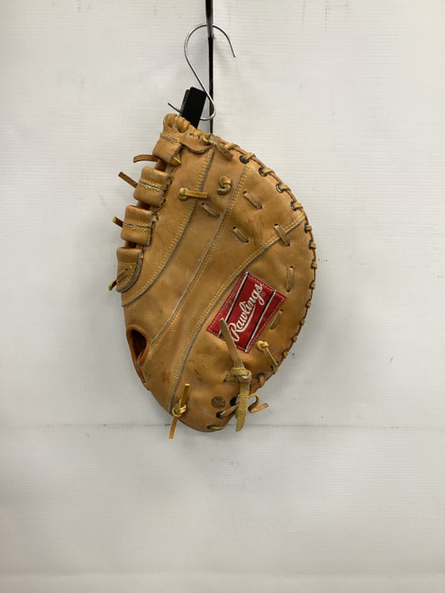 Vist Large View of Product Image Which is Used Rawlings MARK OF A PRO BB/SB First Base LH Throw Brown 13"
