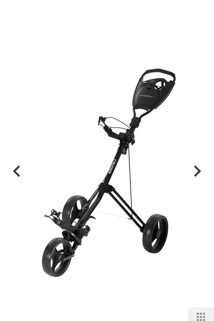 Vist Large View of Product Image Which is Used Maxfli 3 WHEELED PUSH CART Field Equipment