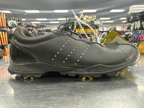 Vist Large View of Product Image Which is Used Adidas Womens Golf Shoes Black Senior 8.5