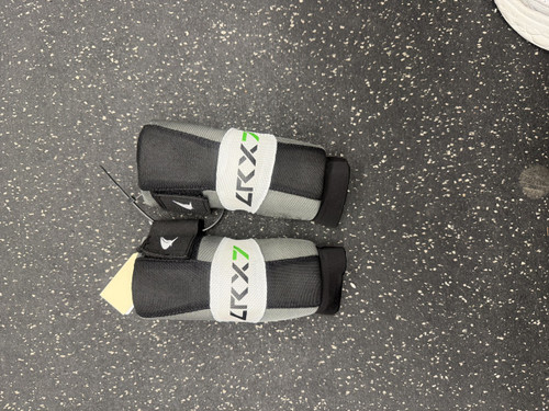 Vist Large View of Product Image Which is Used Champro LRX7 Lacrosse Arm Pads/Guards Grey SM