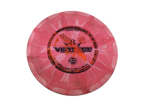 Vist Large View of Product Image Which is Used Dynamic Discs BURST VERDICT Disc Golf Mid Range Pink 178g