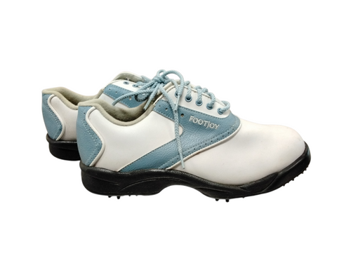 Vist Large View of Product Image Which is Used Foot Joy Womens Golf Shoes Sky Blue Senior 6