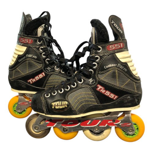 Vist Large View of Product Image Which is Used Tour Craft TR551 Senior Rec Fitness Skates Black Senior 7