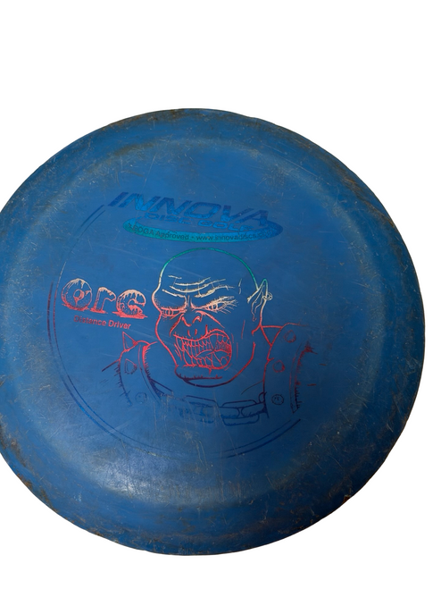 Vist Large View of Product Image Which is Used Innova ORC DX Disc Golf Driver Royal Blue 172g