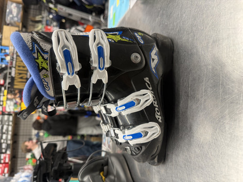 Vist Large View of Product Image Which is Used Nordica GP TJ Boys DH Ski Boot Black 200 MP - Y13.5