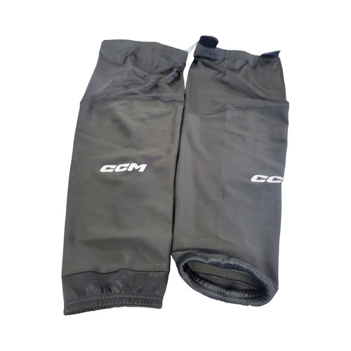 Vist Large View of Product Image Which is Used CCM Hockey Sock Black Intermed