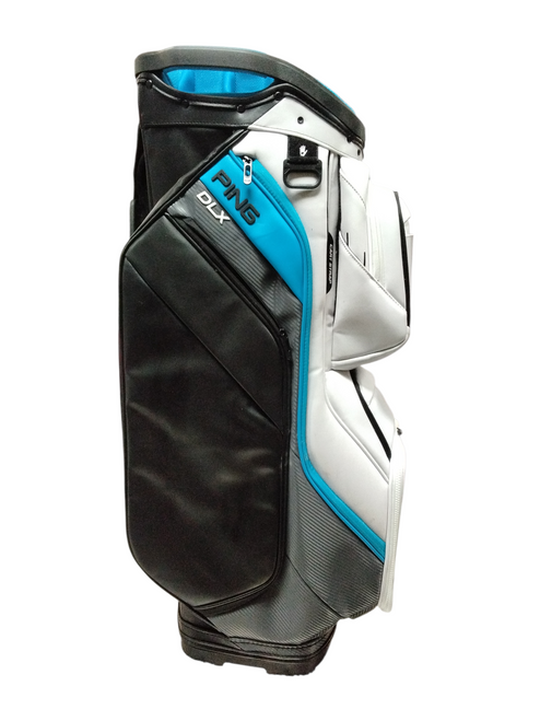 Vist Large View of Product Image Which is Used Ping DLX Mens Cart Bag Carolina Blue