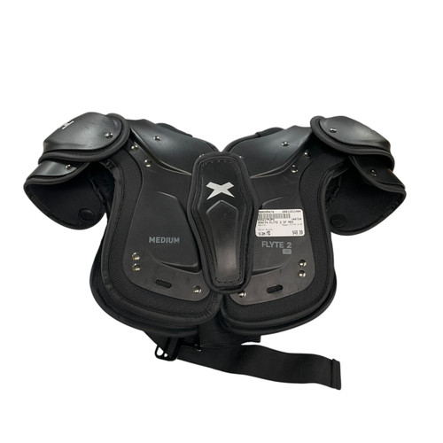 Vist Large View of Product Image Which is Used Xenith FLYTE 2 SF FB Shoulder Pads Black MD