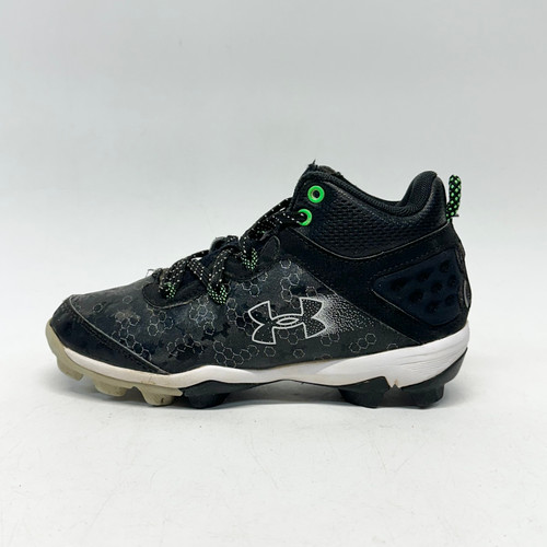Vist Large View of Product Image Which is Used Under Armour BRYCE HARPER OUT OF HERE BB/SB Cleats Black Junior 01.5