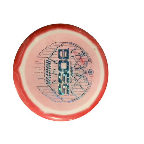 Vist Large View of Product Image Which is Used Innova HALO BOSS Disc Golf Driver Red