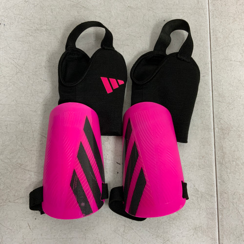 Vist Large View of Product Image Which is Used Adidas Soccer Shin Guards Youth Pink Youth