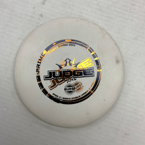 Vist Large View of Product Image Which is Used Dynamic Discs PRIME BURST JUDGE Disc Golf Putter White 174g