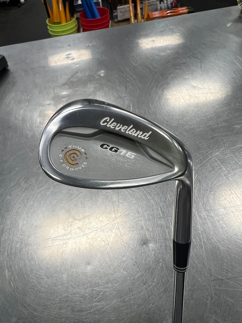 Vist Large View of Product Image Which is Used Cleveland CG15 Golf Wedge Mens RH 56 Degree
