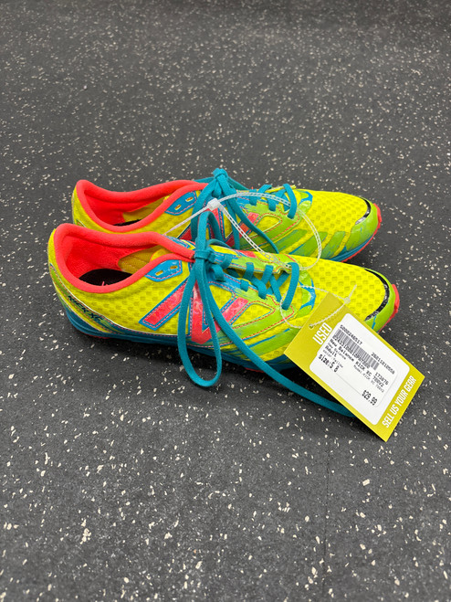 Vist Large View of Product Image Which is Used New Balance KICK XC 700V2 Track & Field Cleats Adult Yellow Senior 8