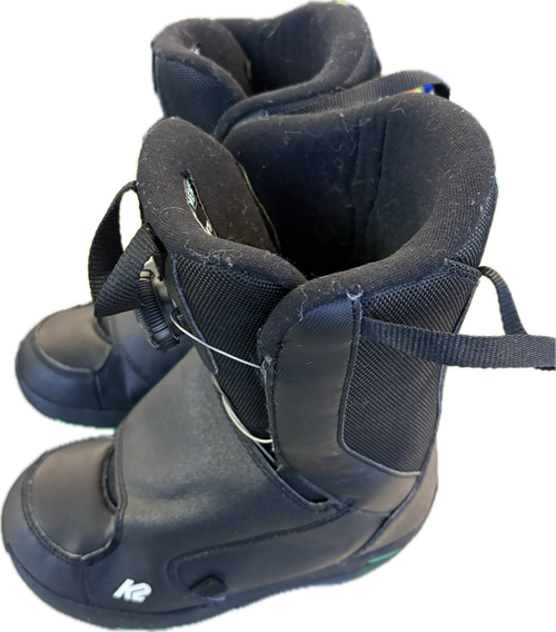 Vist Large View of Product Image Which is Used K2 VANDAL BOA Boys Snowboard Boots Black Junior 02