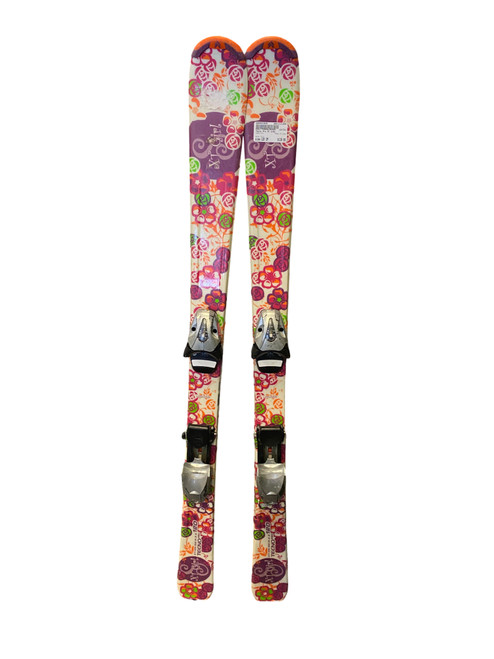 Vist Large View of Product Image Which is Used Tecno Pro XT GIRL Girls DH Ski/Binding Pink 120 cm