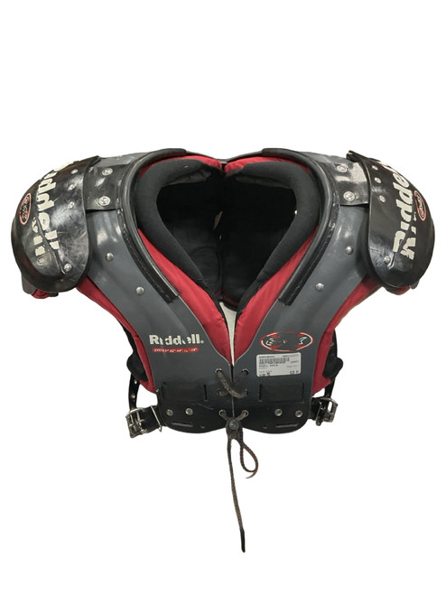 Vist Large View of Product Image Which is Used Riddell EVX18 FB Shoulder Pads Black MD