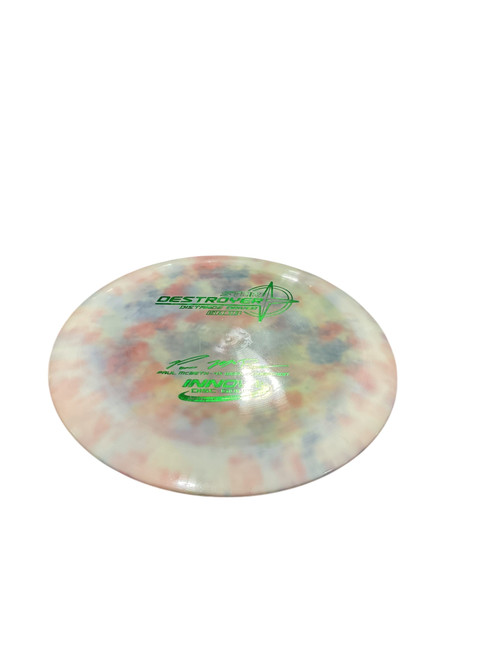 Vist Large View of Product Image Which is Used Innova PAUL BETH STAR DESTROYER Disc Golf Driver White