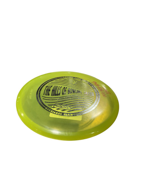 Vist Large View of Product Image Which is Used Innova LOVERS LANE PARK PUTTER Disc Golf Putter Yellow