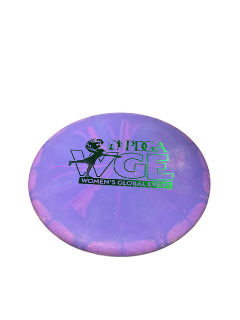 Vist Large View of Product Image Which is Used Dynamic Discs PDGA WGE PUTTER Disc Golf Putter Purple