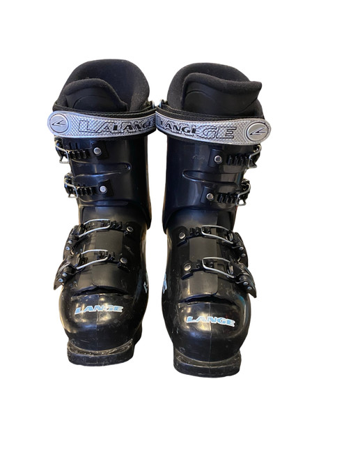 Vist Large View of Product Image Which is Used Lange COMP 60 TEAM Womens DH Ski Boot Black 255 MP - M07.5 - W08.5