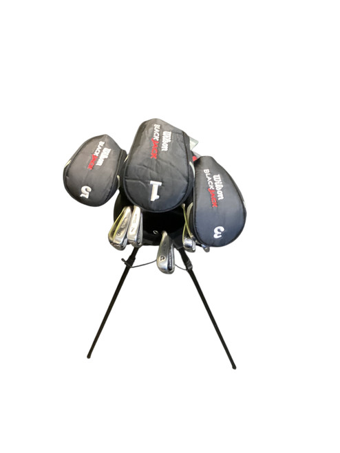 Vist Large View of Product Image Which is Used Wilson BLACKJACK COMPLETE SET Mens Package Set RH Black 13 Piece