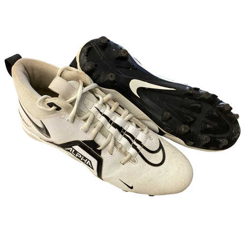Vist Large View of Product Image Which is Used Nike Adult FB Cleats White Senior 8.5