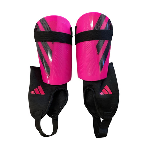 Vist Large View of Product Image Which is Used Adidas Soccer Shin Guards Junior Pink LG
