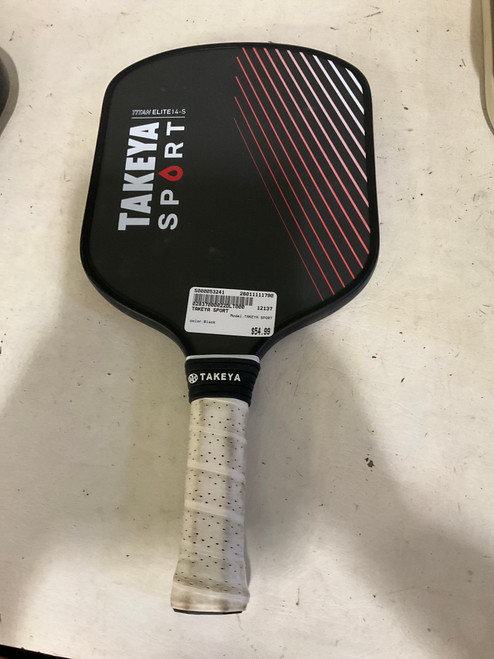 Vist Large View of Product Image Which is Used TAKEYA SPORT Pickleball Racquet Black