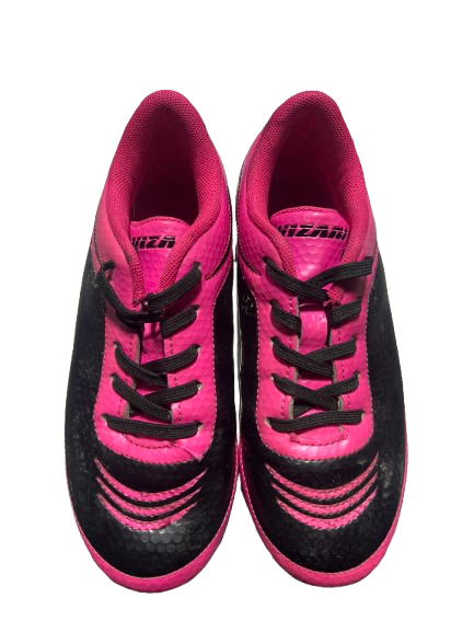 Vist Large View of Product Image Which is Used Vizari Soccer Cleats Black And Pink Youth 13.5
