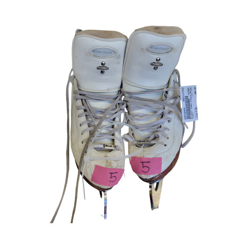 Vist Large View of Product Image Which is Used Riedell 31623 Girls Figure Skate White Junior 05