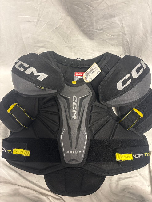 Vist Large View of Product Image Which is Used CCM TACKS PRIME Senior Shoulder Pads SM