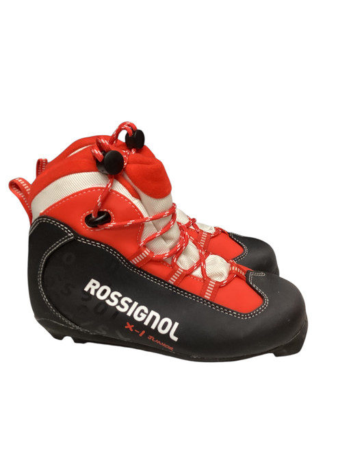 Vist Large View of Product Image Which is Used Rossignol X1JR Boys NNN XC Ski Boots Black JR-01