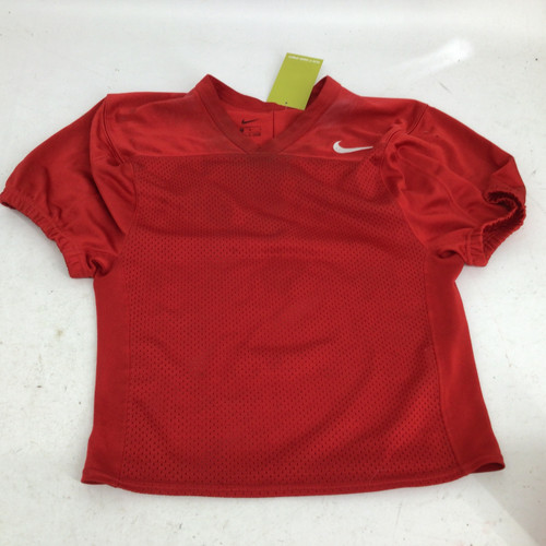 Vist Large View of Product Image Which is Used Nike YOUTH LG PRACTICE JERSEY FB Top Youth Red LG