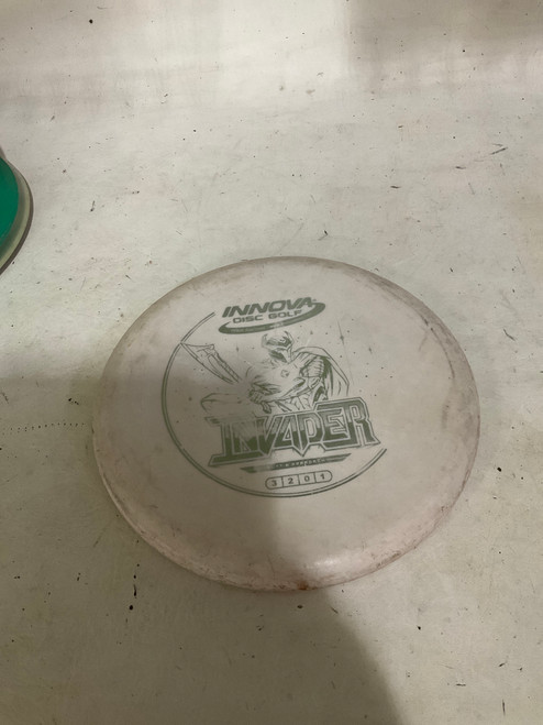 Vist Large View of Product Image Which is Used Innova INVADER Disc Golf Putter White