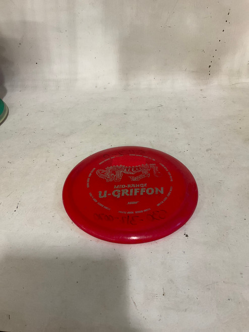 Vist Large View of Product Image Which is Used XCOM DISCS U-GRIFFON Disc Golf Mid Range Red