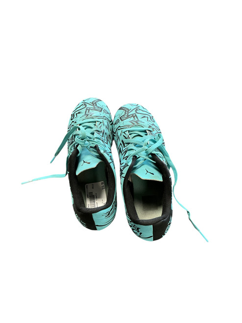 Vist Large View of Product Image Which is Used Puma Soccer Cleats Royal Blue Junior 03