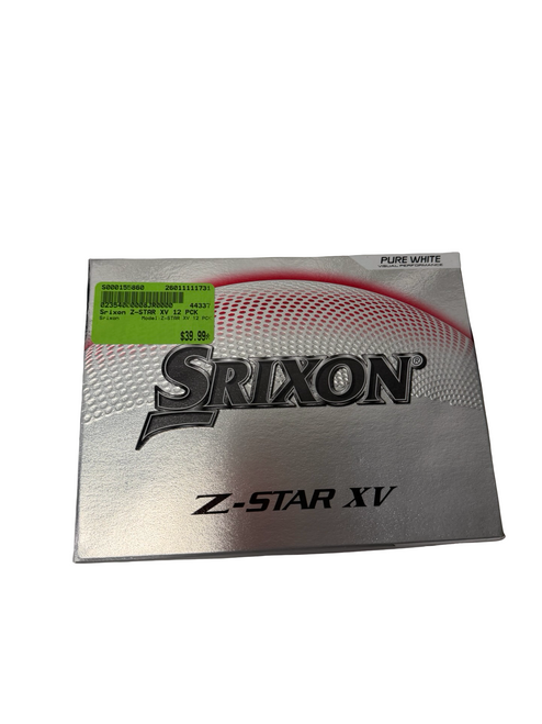 Vist Large View of Product Image Which is New Srixon Z-STAR XV - 12 Pack - Golf Balls