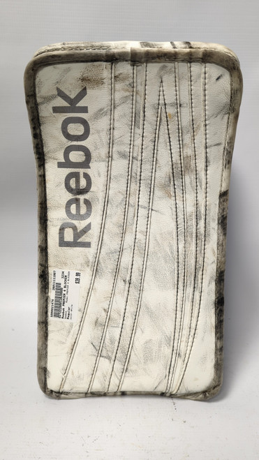 Vist Large View of Product Image Which is Used Reebok PREMIER 4 BLOCKER Senior Goalie Blocker White