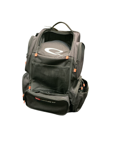 Vist Large View of Product Image Which is Used Latitude 64 Disc Golf Backpack Black