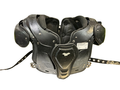 Vist Large View of Product Image Which is Used Xenith VELOCITY FB Shoulder Pads Black XL