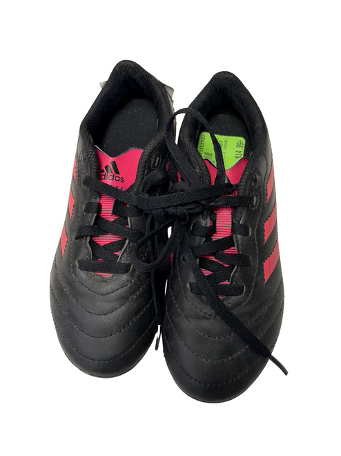 Vist Large View of Product Image Which is Used Adidas GOLETO VIII GX6907 Soccer Cleats Black Youth 12.5